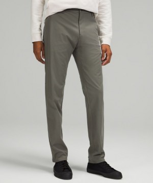 Lululemon Commission Classic-Fit Pant 30 Warpstreme Grises Verde Oliva | 641398OAL