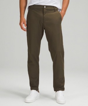 Lululemon Commission Classic-Fit Pant 37 Warpstreme Verde Oliva Oscuro | 162439EMQ