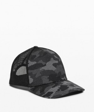 Lululemon Commission Hat Camuflados Negros Negros | 391046FKJ