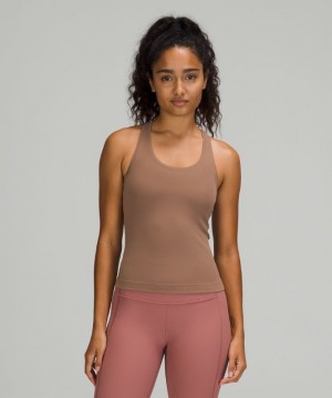 Lululemon Cool RB Short Tank Nulu Cacao | 816470WRS