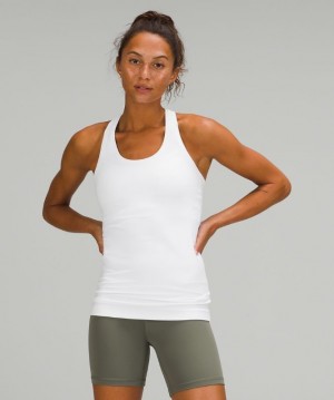 Lululemon Cool Racerback Tank Nulu Blancos | 432819VFR