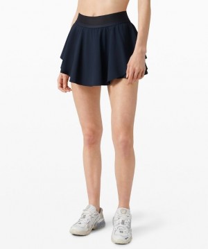 Lululemon Court Rival High-Rise Skirt Azul Marino | 637941OKW