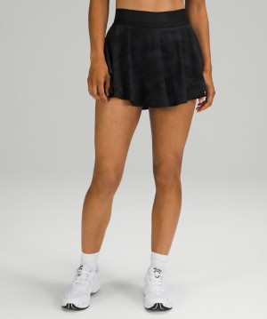 Lululemon Court Rival High-Rise Skirt Camuflados Negros Multicolor Negros | 194867NOE