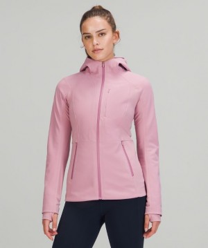 Lululemon Cross Chill Jacket Rosas Grises Marrom | 870124XOG