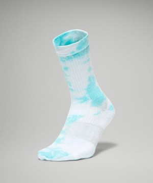 Lululemon Daily Stride Crew Sock Tie Dye Turquesa | 216049HYU