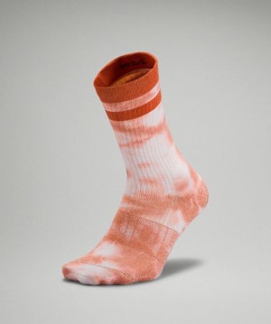 Lululemon Daily Stride Crew Sock Tie Dye Naranjas | 810294DMP