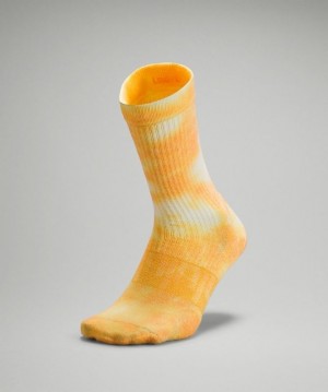 Lululemon Daily Stride Crew Sock Tie Dye Clementine | 783460ORE