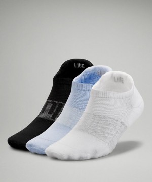 Lululemon Daily Stride Low-Ankle Sock 3 Pack Blancos Azules Beige Negros | 369572JLT