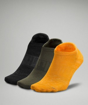 Lululemon Daily Stride Low-Ankle Sock Multi-Colour 3 Pack Verdes Negros | 049762UCA