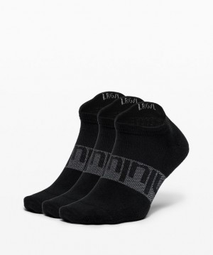 Lululemon Daily Stride Low Ankle Sock 3 Pack Negros | 628051IOF