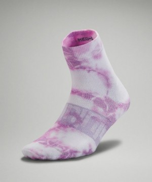 Lululemon Daily Stride Mid-Crew Sock Tie Dye Morados | 271968XSO