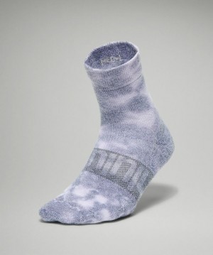 Lululemon Daily Stride Mid-Crew Sock Tie Dye Azules | 148396SHP