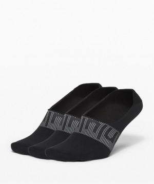 Lululemon Daily Stride No Show Sock 3 Pack Negros | 284901CPV
