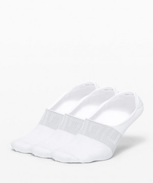 Lululemon Daily Stride No Show Sock 3 Pack Blancos Blancos Blancos | 921537SEZ