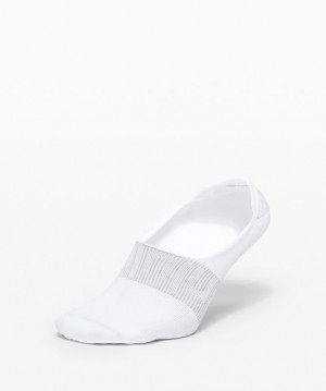 Lululemon Daily Stride No Show Sock Blancos | 124508DAY