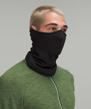Lululemon Down 2-in-1 Run Neck Warmer Negros | 596312RBK