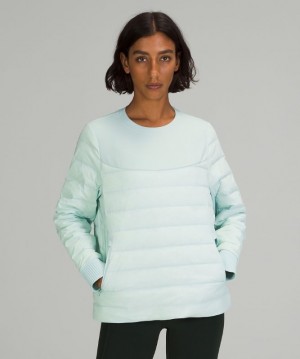 Lululemon Down and Around Crew Pullover Verde Menta | 473056JQI