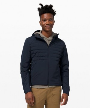 Lululemon Down for It All Hoodie Azul Marino | 478032TKY