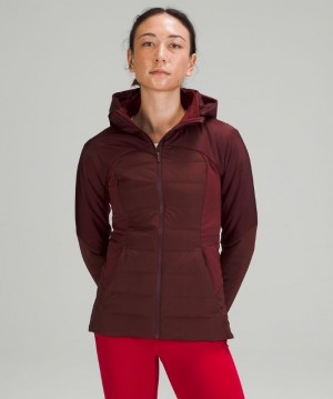 Lululemon Down for It All Jacket Rojos Vino | 721593NWF