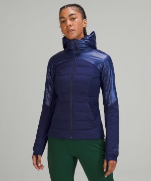 Lululemon Down for It All Jacket Shine Night Sea | 394218UMC