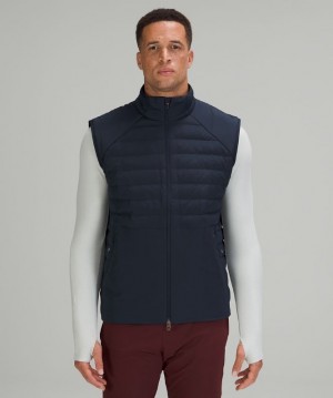 Lululemon Down for It All Vest Azul Marino | 617032YTJ