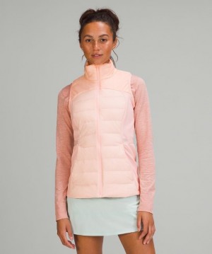 Lululemon Down for It All Vest Rosas Blancos | 013597SLQ