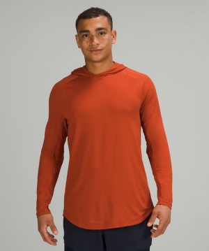 Lululemon Drysense Hoodie Rojos Oscuro | 485197TPK