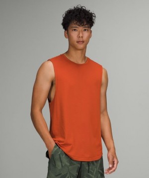Lululemon Drysense Sleeveless Rojos Oscuro | 169705DJG