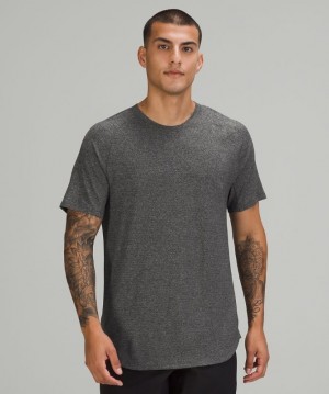 Lululemon Drysense Training Short Sleeve Shirt Negros Grises | 653891OJZ