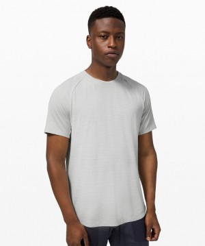 Lululemon Drysense Training Short Sleeve Shirt Heathered Vapor | 289517PZJ