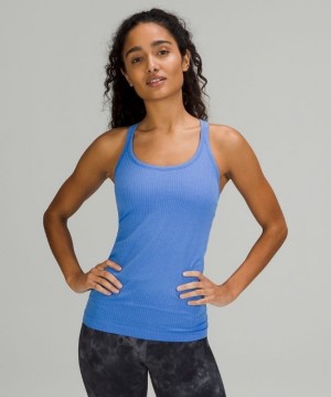 Lululemon Ebb to Street Tank Top Azules | 529087CAX
