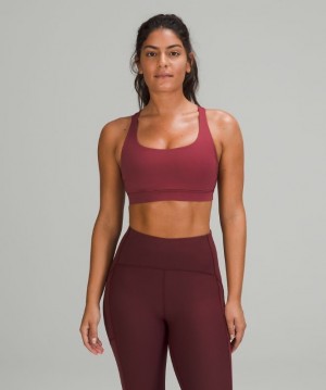 Lululemon Energy Bra Medium Support, B Vino | 012783WDK