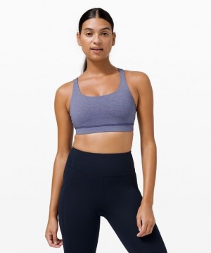 Lululemon Energy Bra Negros Blancos | 451083VIG