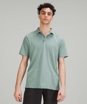 Lululemon Evolution Short Sleeve Polo Shirt Turquesa Blancos | 469583PIH