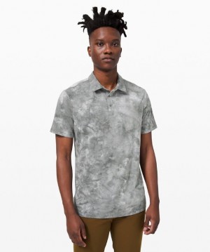 Lululemon Evolution Short Sleeve Polo Shirt Blancos Grises | 098326HST