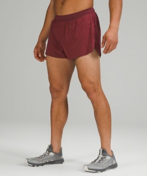 Lululemon Fast and Free Reflective Short 3 Vino | 481702KQP