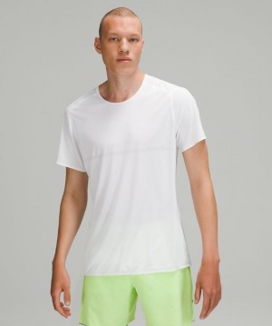 Lululemon Fast and Free Short Sleeve Shirt Breathe Blancos | 547216EZQ