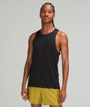 Lululemon Fast and Free Singlet Breathe Negros | 120954FDO