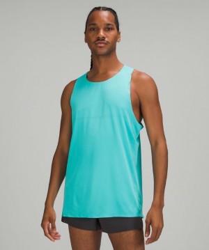 Lululemon Fast and Free Singlet Turquesa | 514283IPQ