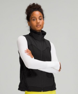 Lululemon Fleece Insulated Vest Negros | 072159UCV