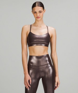 Lululemon Flow Y Nulu Bra Shine Light Support Multicolor | 208167NFJ