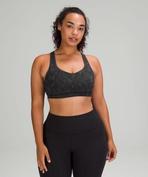 Lululemon Free to Be Serene Bra Light Support, C/D Cup Camuflados Negros Multicolor | 571348ZEQ