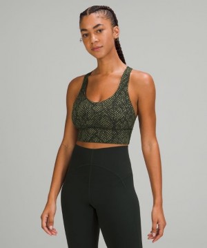 Lululemon Free to Be Serene Bra Long Verdes | 128790MUW