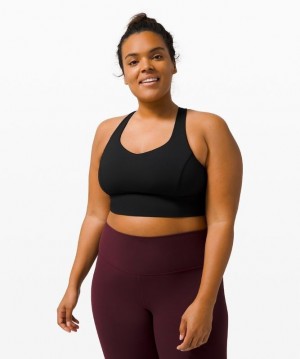 Lululemon Free to Be Serene Bra Longline Light Support, C/D Cup Negros | 256190JFA
