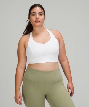 Lululemon Free to Be Serene Bra Longline Light Support, C/D Cup Blancos | 236107HDB