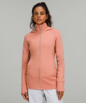 Lululemon Hooded Radiant Jacket Rosas | 384791WSV