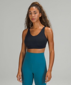 Lululemon In Alignment Bra D-G Azul Marino | 345108ZGB