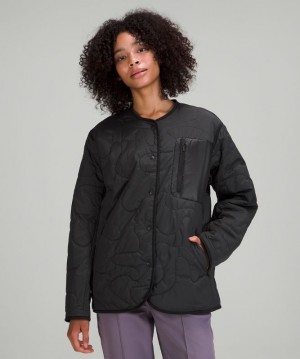 Lululemon Insulated Quilted Jacket Negros | 132579EMY