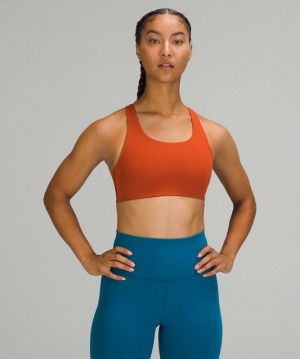 Lululemon Invigorate Bra High Supports Rojos Oscuro | 825493ARM