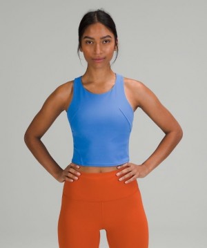 Lululemon Invigorate Training Tank Top Azules | 495612GLC